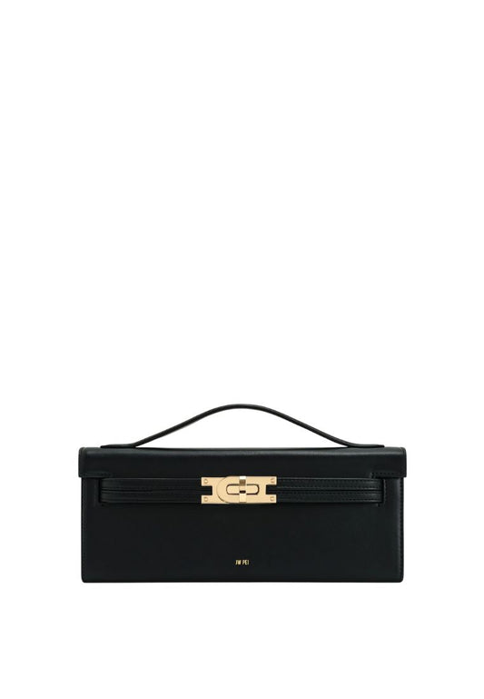 Bria Structured Top Handle Bag - Black