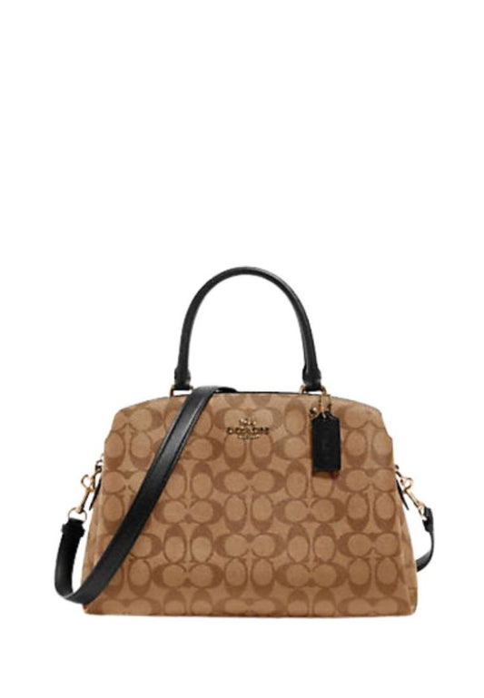Lillie Carryall In Signature Canvas gold khaki black
