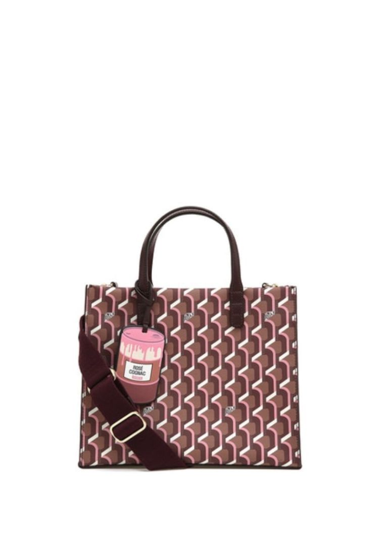 Cabas Monogram Day Tote Rose Cognac M