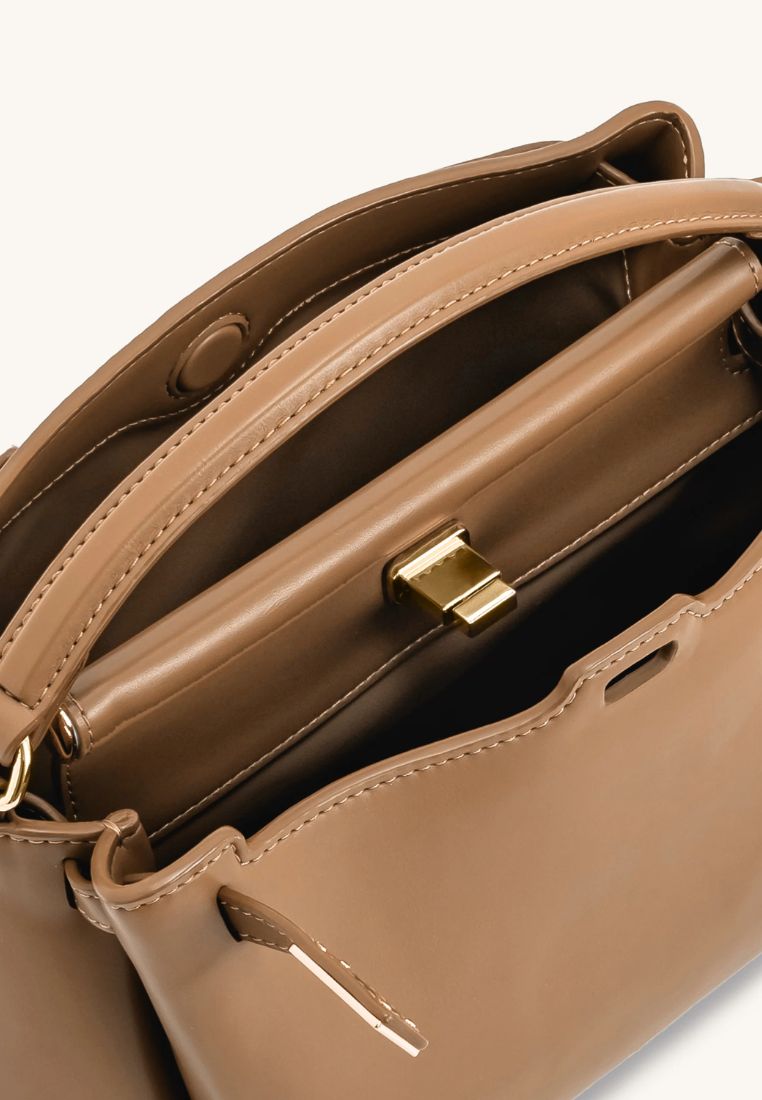 Carmen Top Handle Bag - Brown