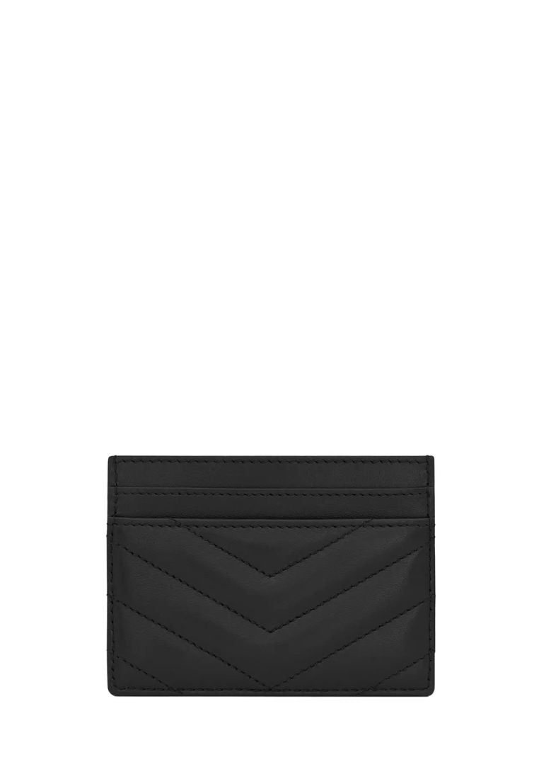 Cassandre Matelasse Lambskin Card Case Black