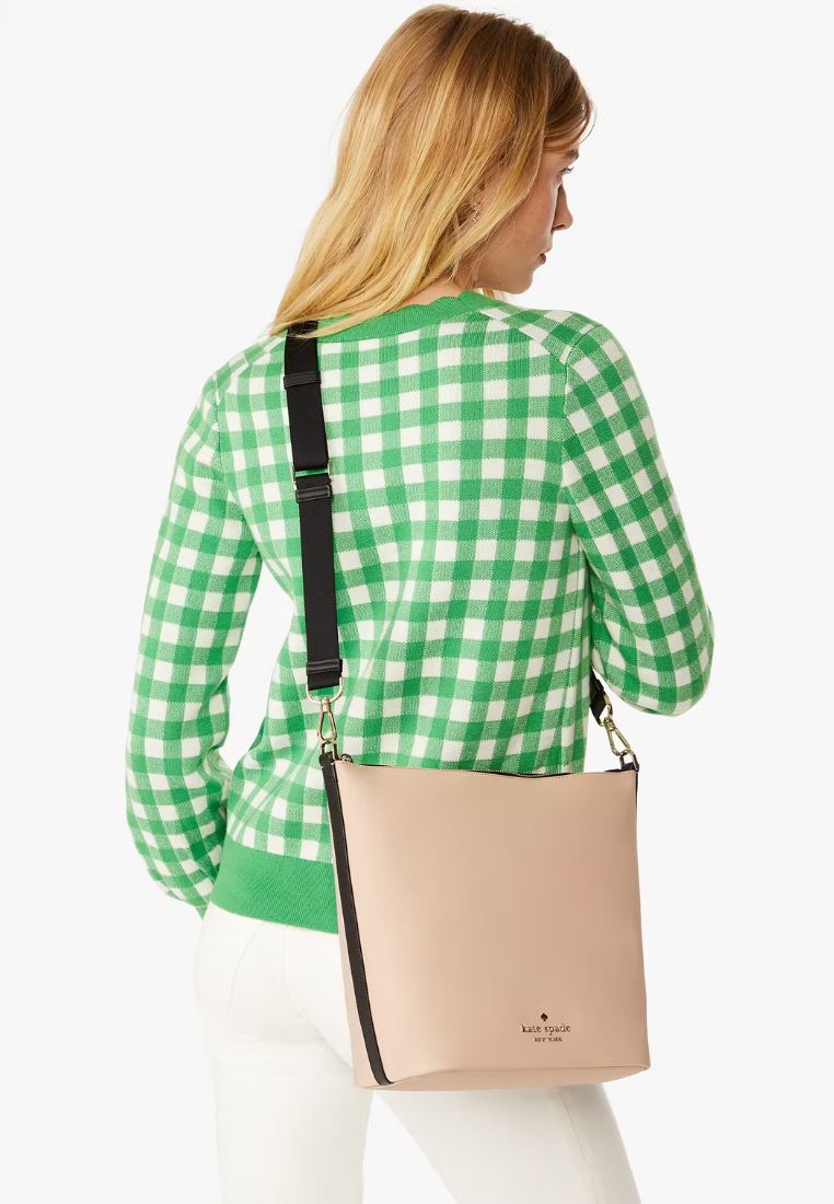 Chelsea Large Duffle Crossbody Warm Beige Multi