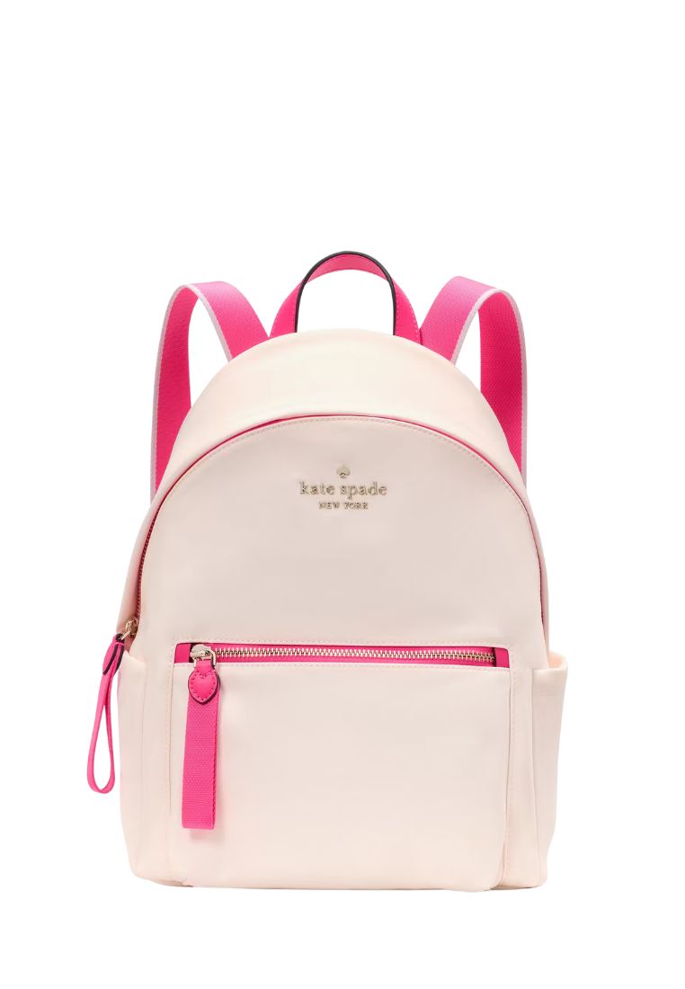 Chelsea Nylon Medium Backpack Blush Cloud Multi