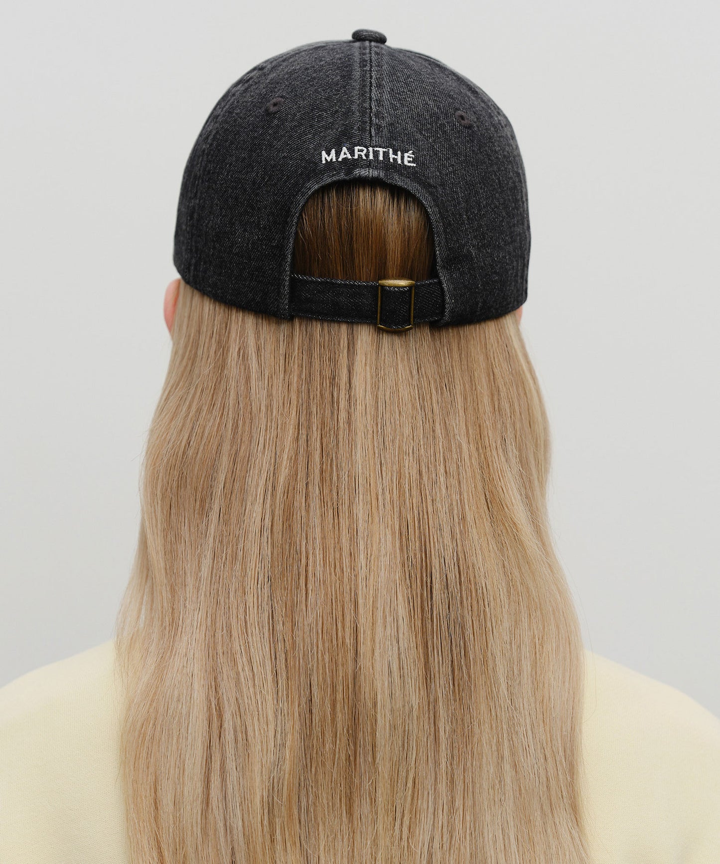DOODLE BEAR CAP washed black