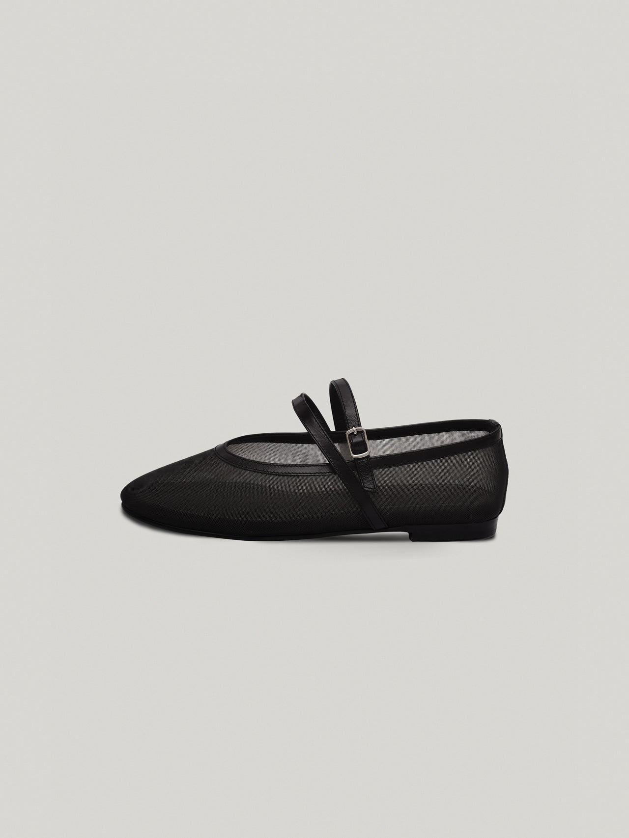 DOUBLE STRAP MESH FLAT soft black