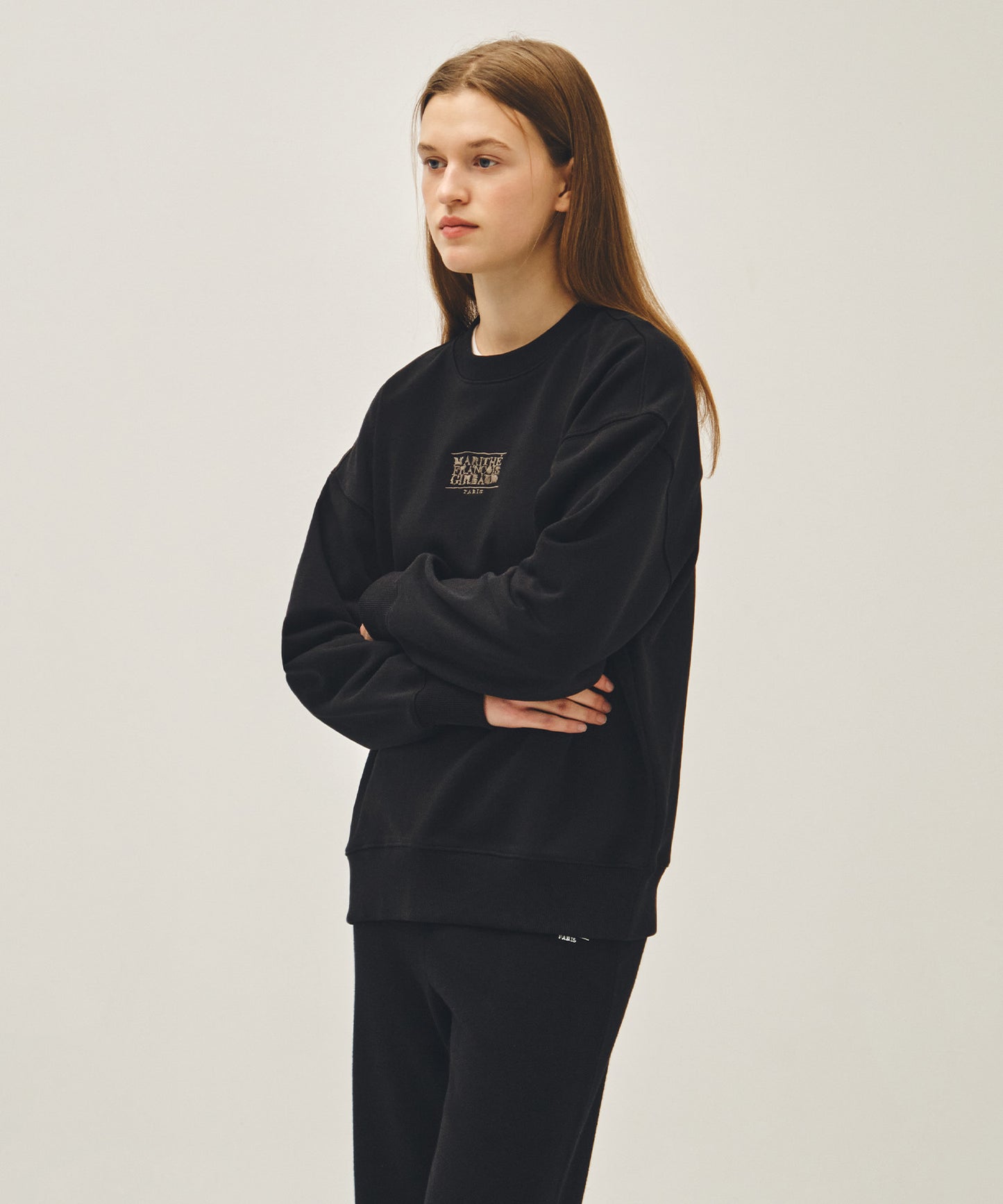 DRAWING CLASSIC LOGO SWEATSHIRT black