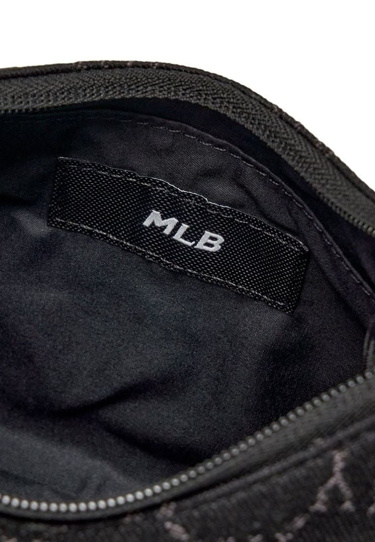 Dia Monogram Denim JQD Hobo Bag NY Yankees Black