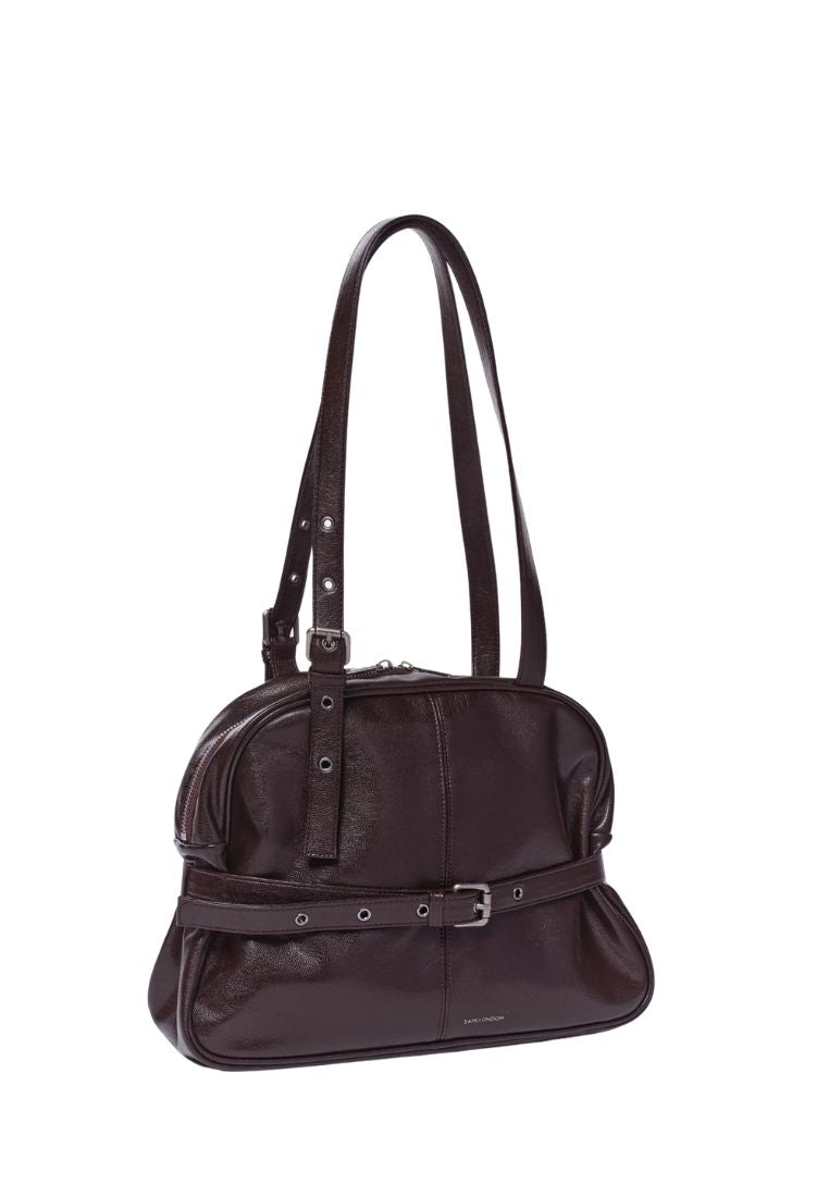 Dome Belt Bag Goat Chocolate