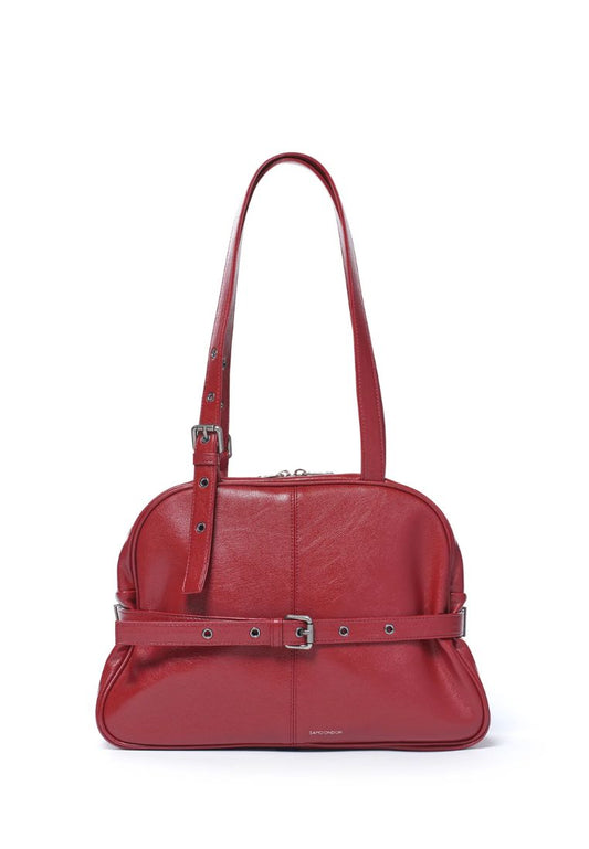 Dome Belt Bag Goat Red