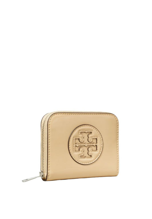 Ella Bio Patent Small Zip Wallet Vanilla Soft Serve