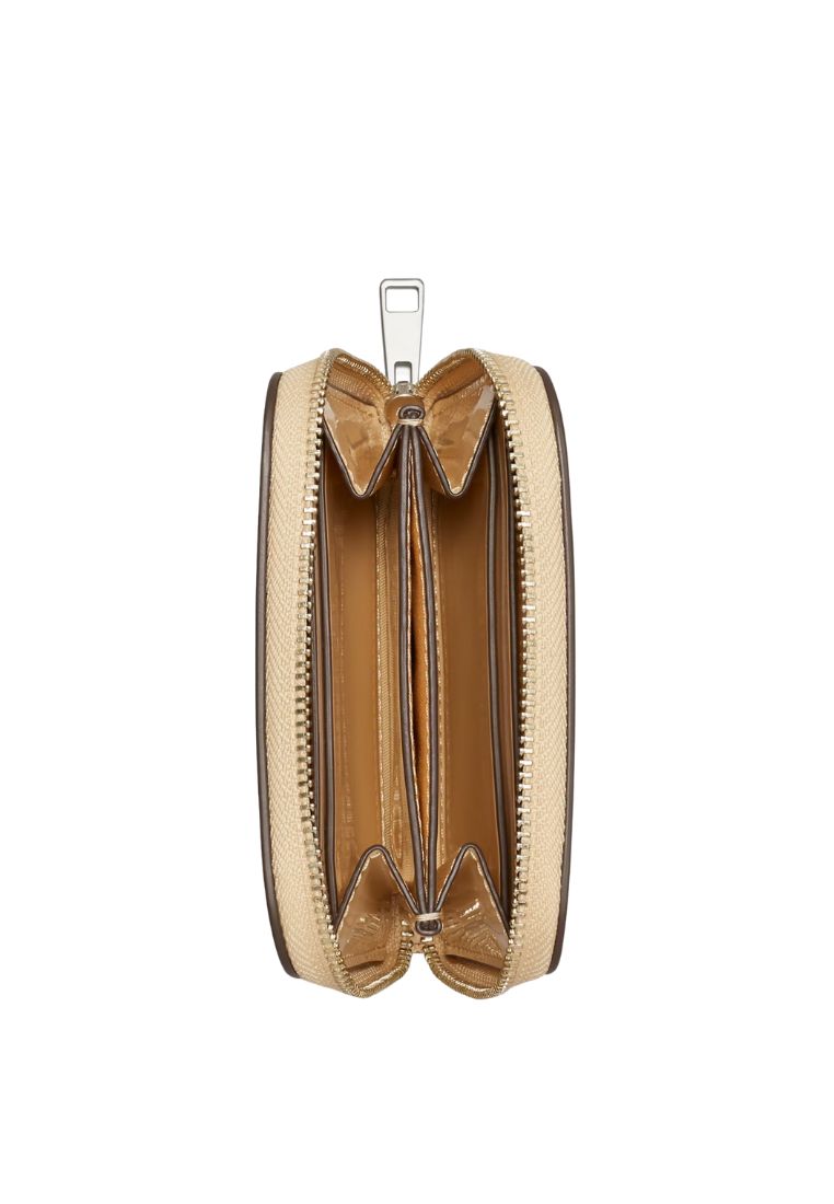 Ella Bio Patent Small Zip Wallet Vanilla Soft Serve