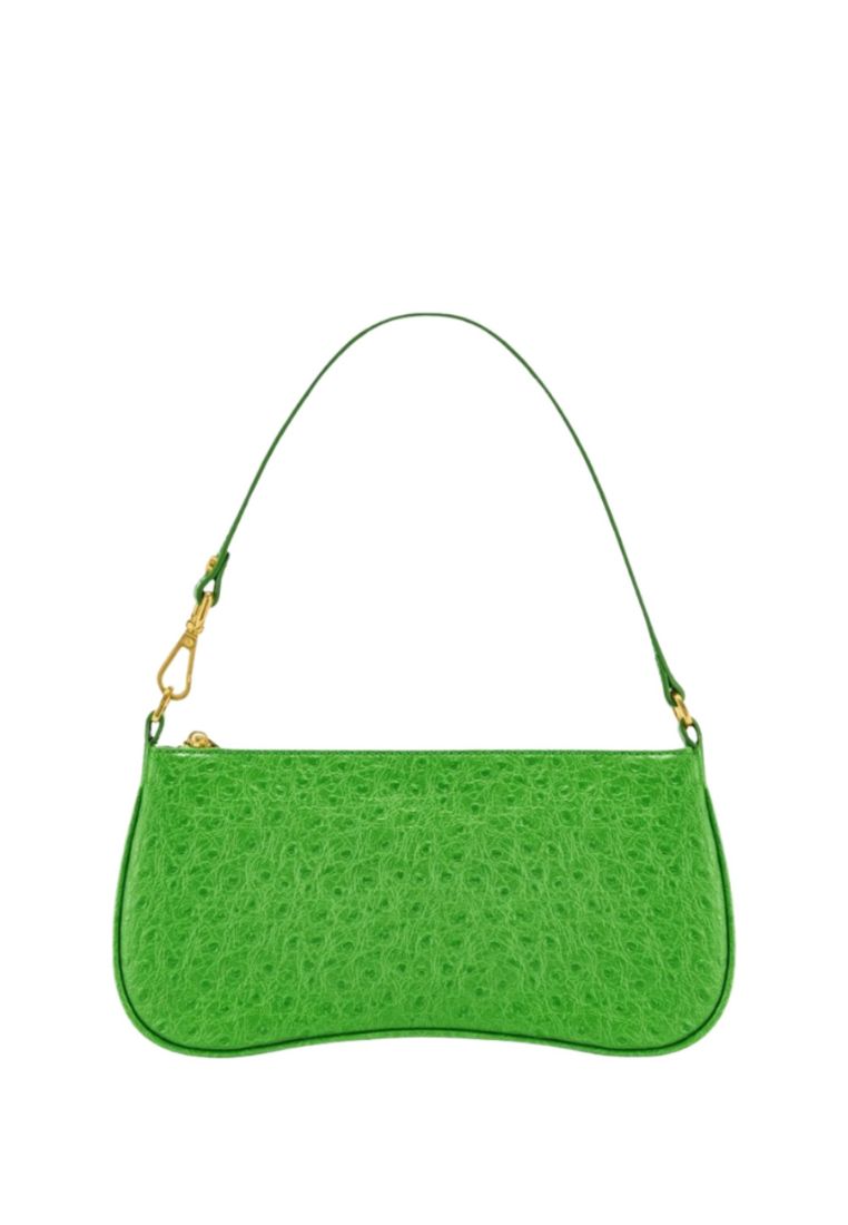 Eva Shoulder Bag - Grass Green Ostrich