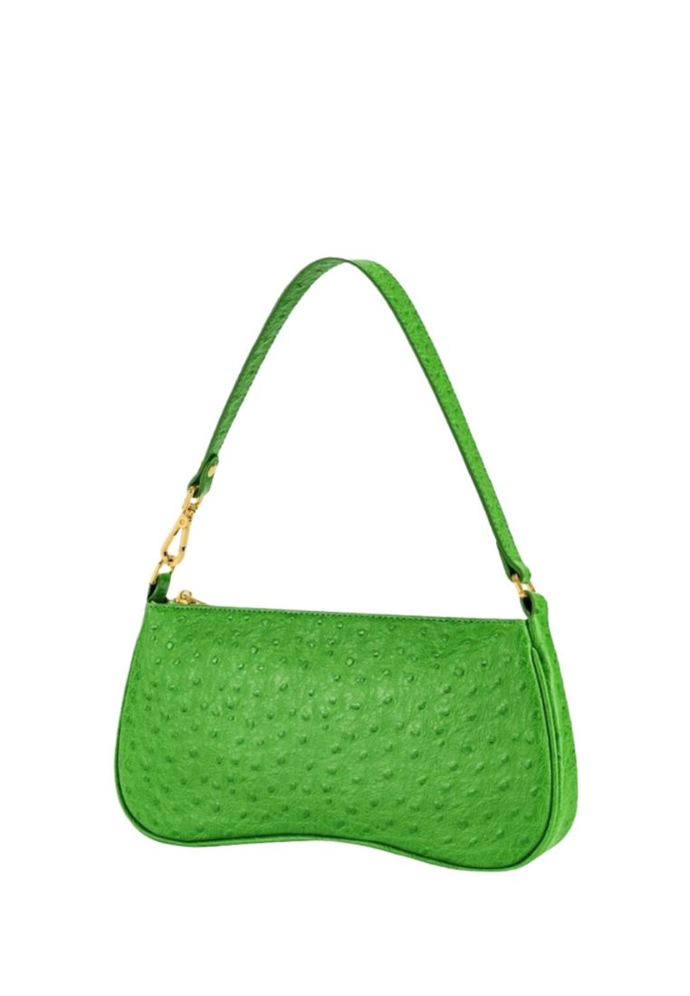 Eva Shoulder Bag - Grass Green Ostrich