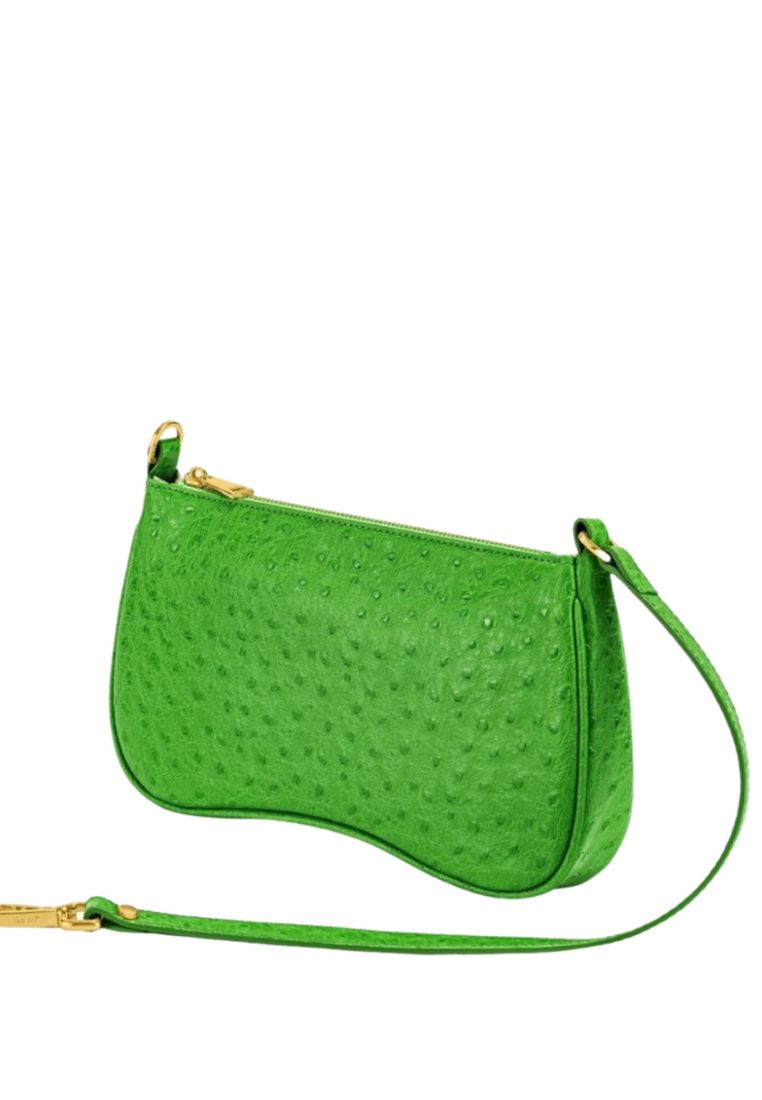 Eva Shoulder Bag - Grass Green Ostrich