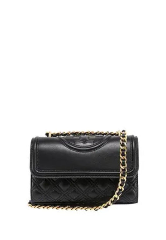 Fleming Small Convertible Shoulder Bag Black Ghw