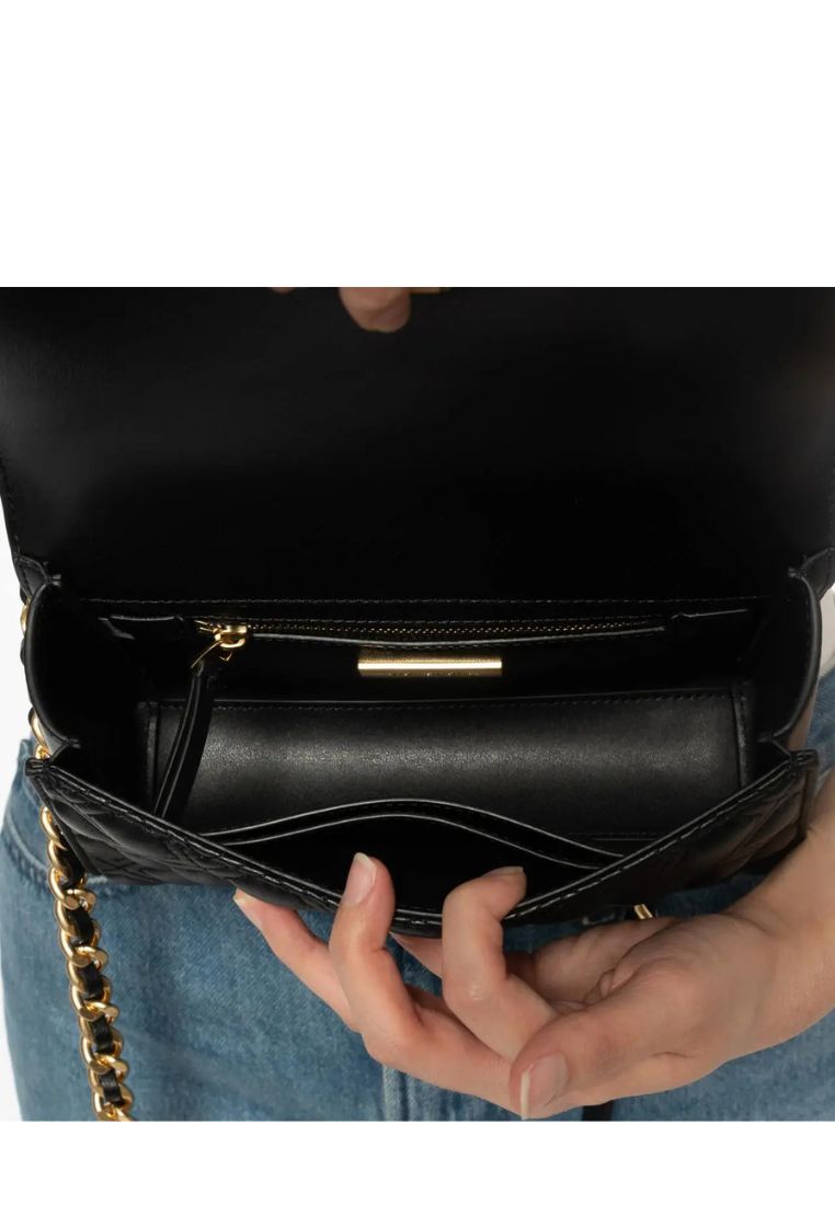 Fleming Small Convertible Shoulder Bag Black Ghw