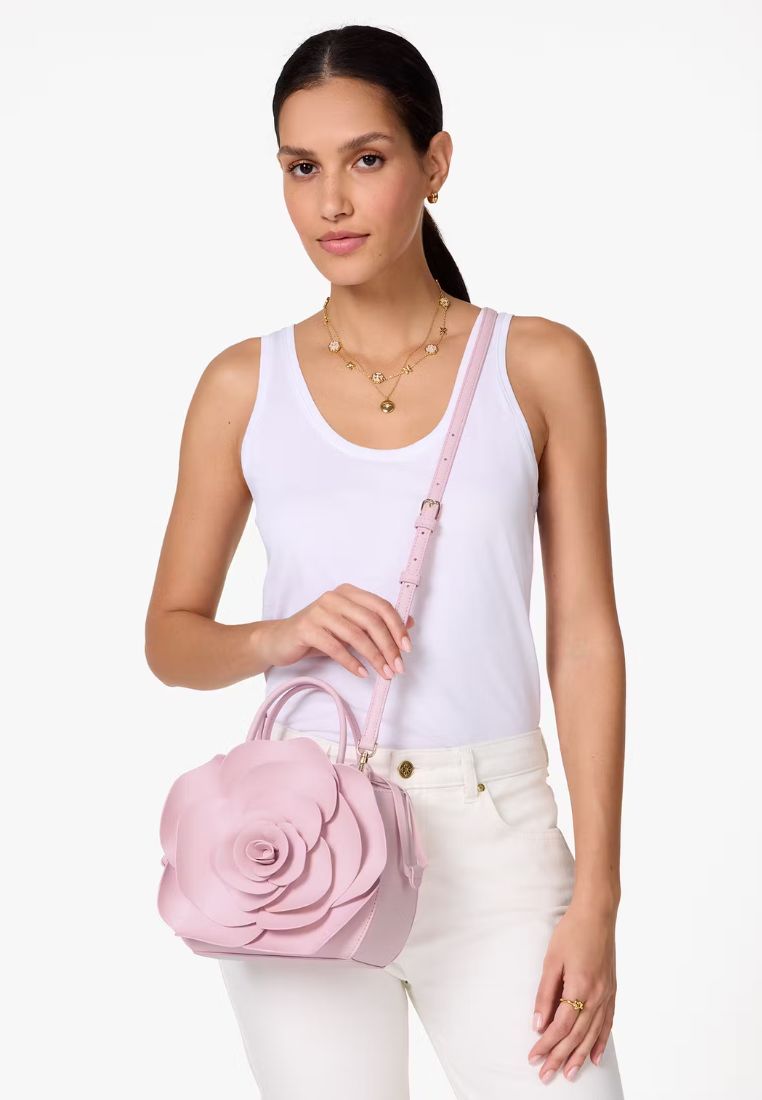 Flora Rose Crossbody Bag Pink Horizon