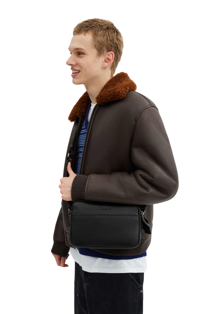 Graham Crossbody Bag Gunmetal Black
