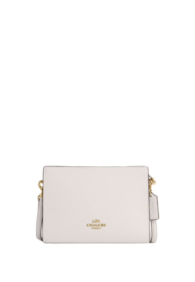 Slim Crossbody Bag Gold Chalk