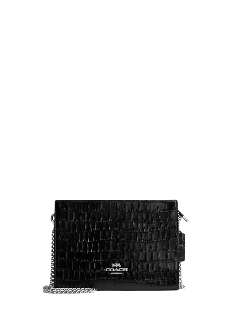 Slim Crossbody Silver Black