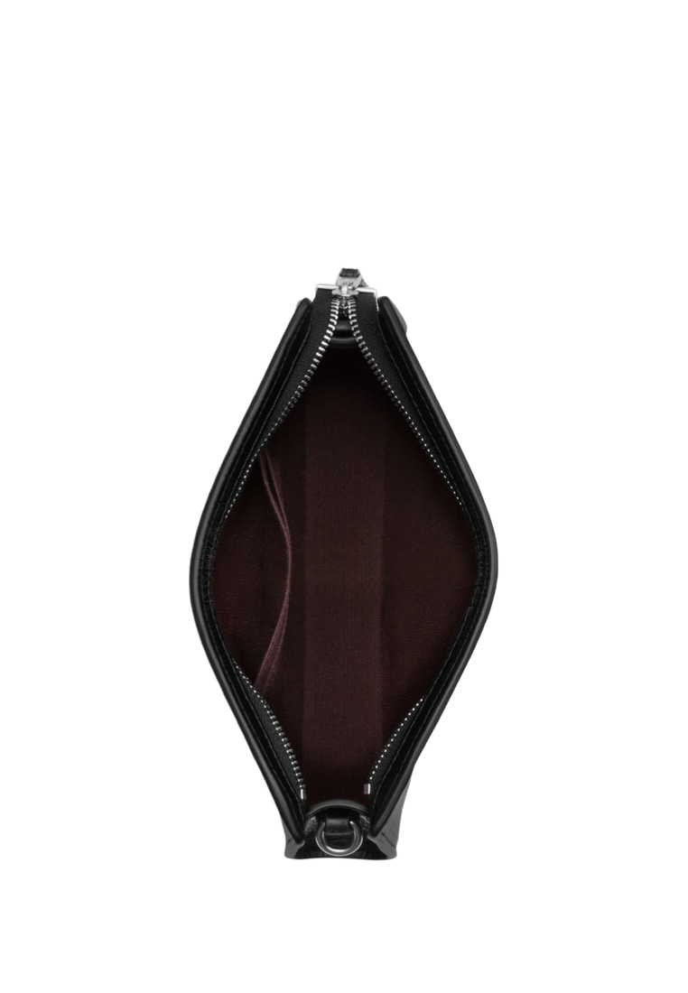 Slim Crossbody Silver Black