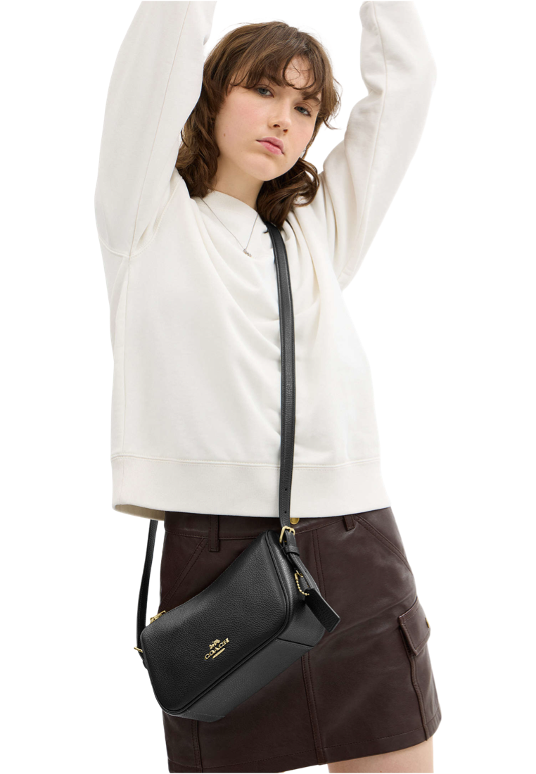 Kailey Shoulder Bag Gold Black