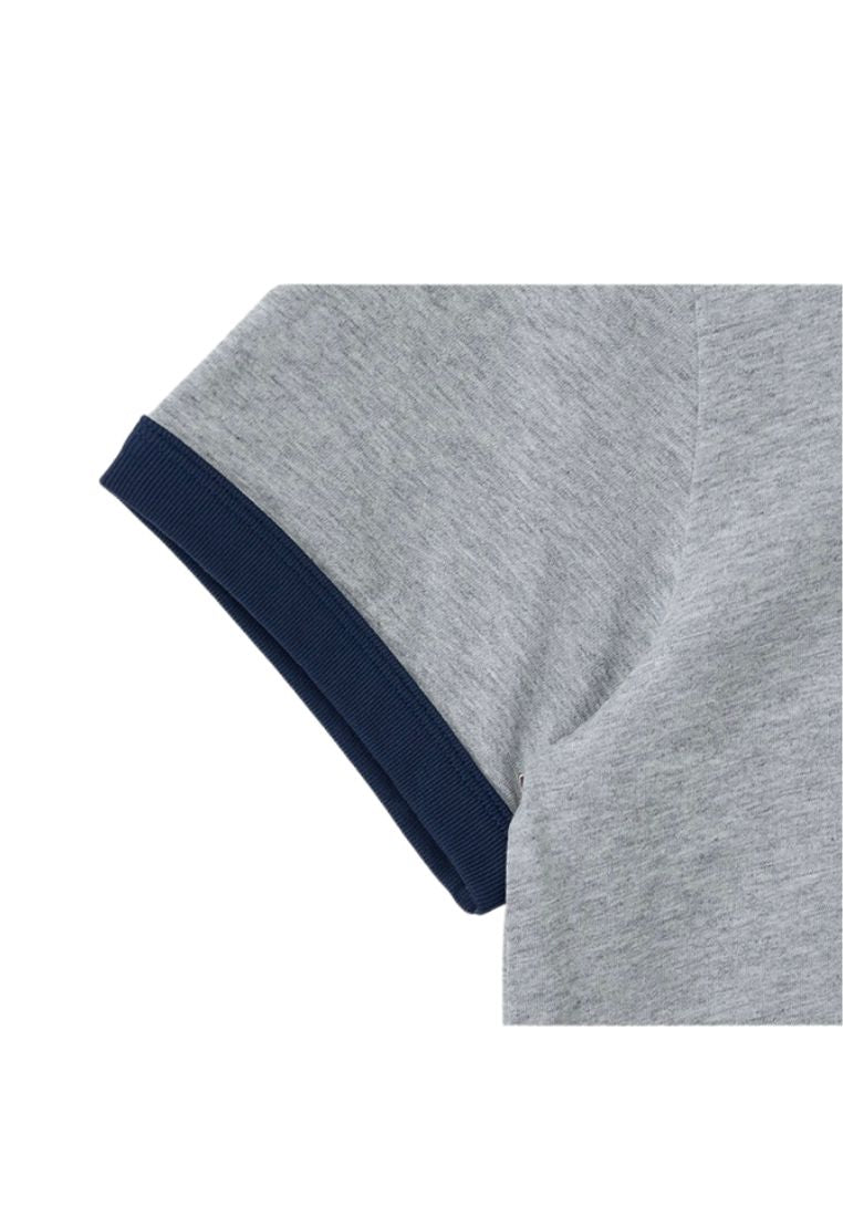 Maison De Rola Ringer T-Shirt Gray Navy