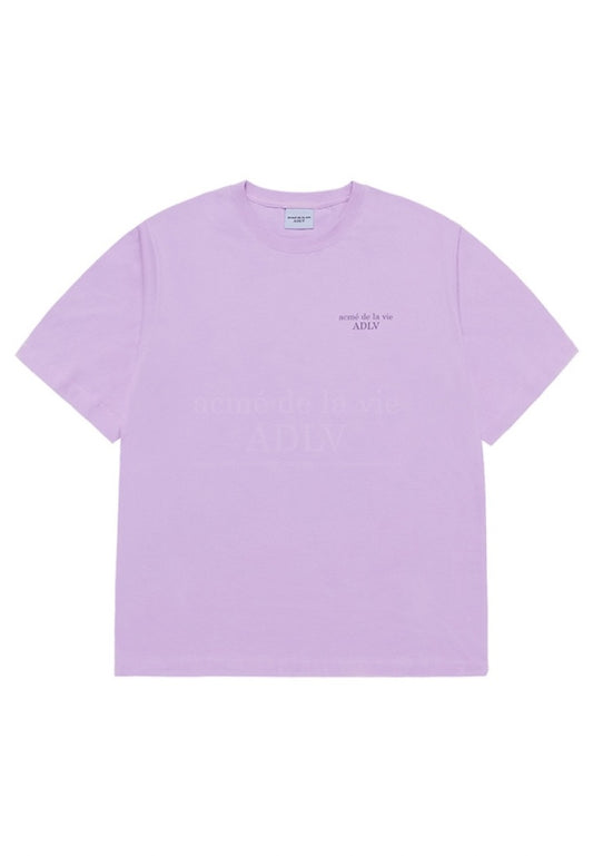 BASIC LOGO SEASON3 Short Sleeve T-Shirt Light Purple
