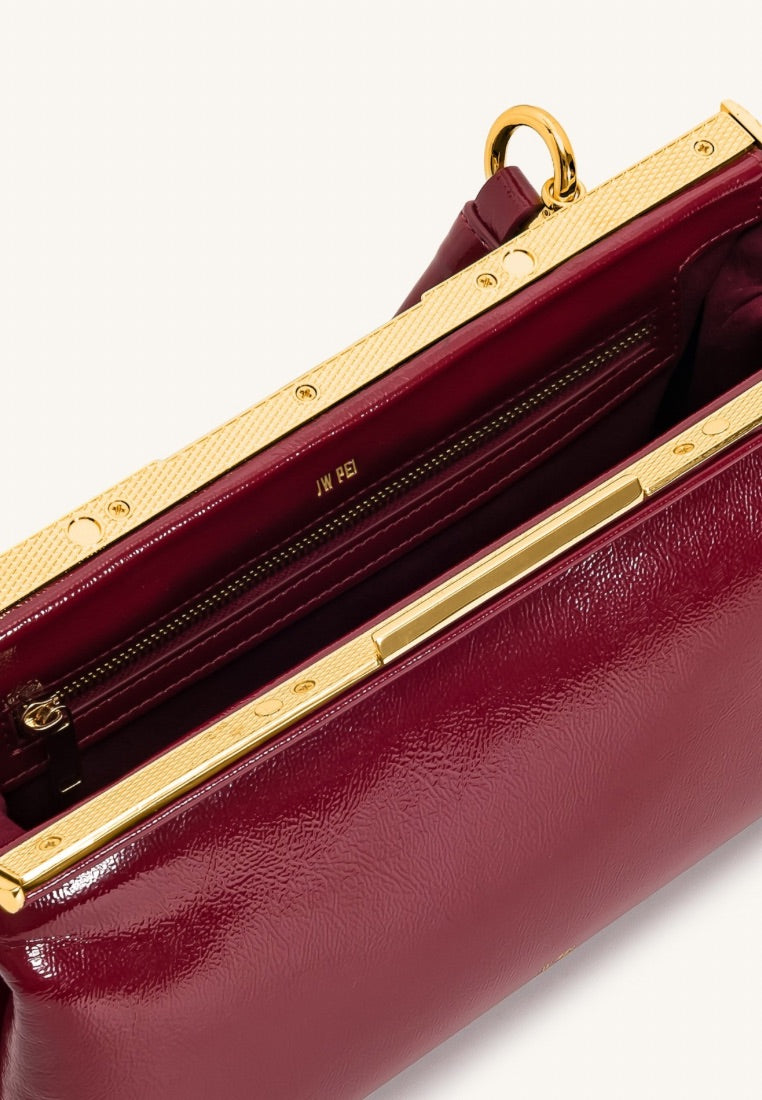 Danna Top Handle Bag - Claret