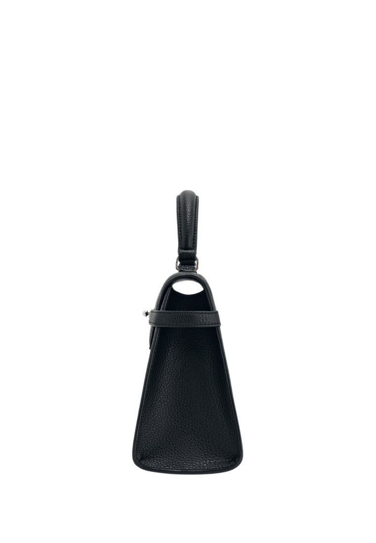 Elise Large Top Handle Bag - Black