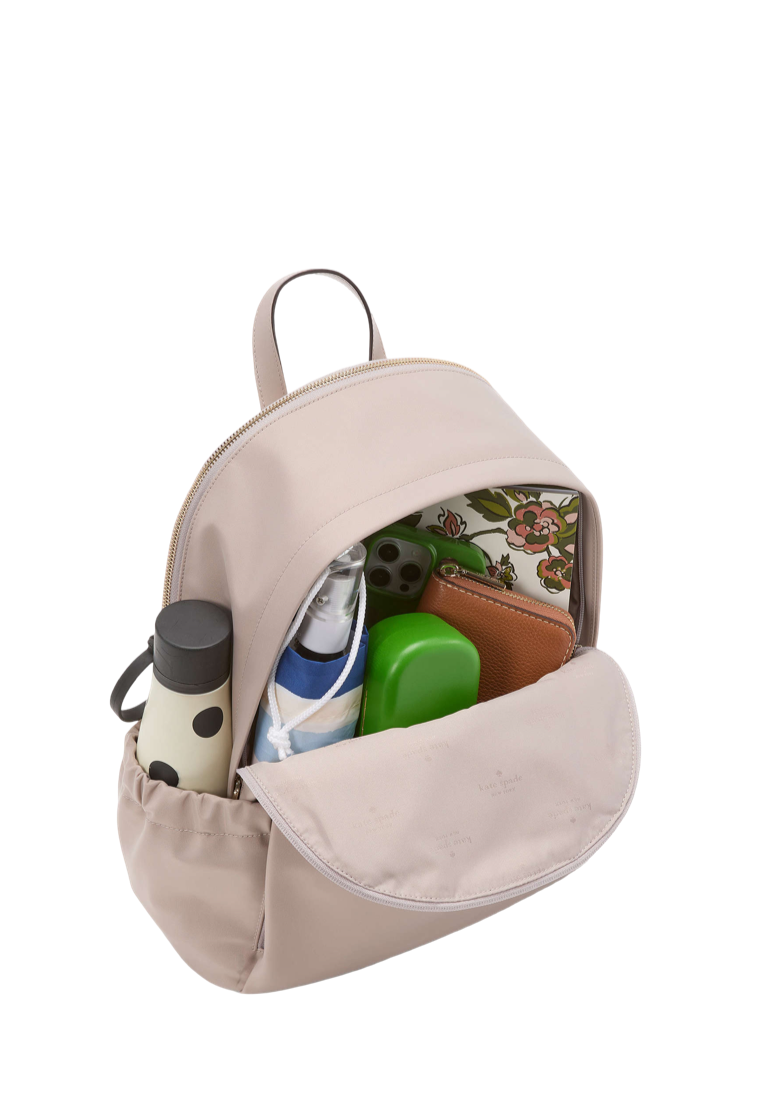 Carter Nylon Large Backpack Cozy Grey