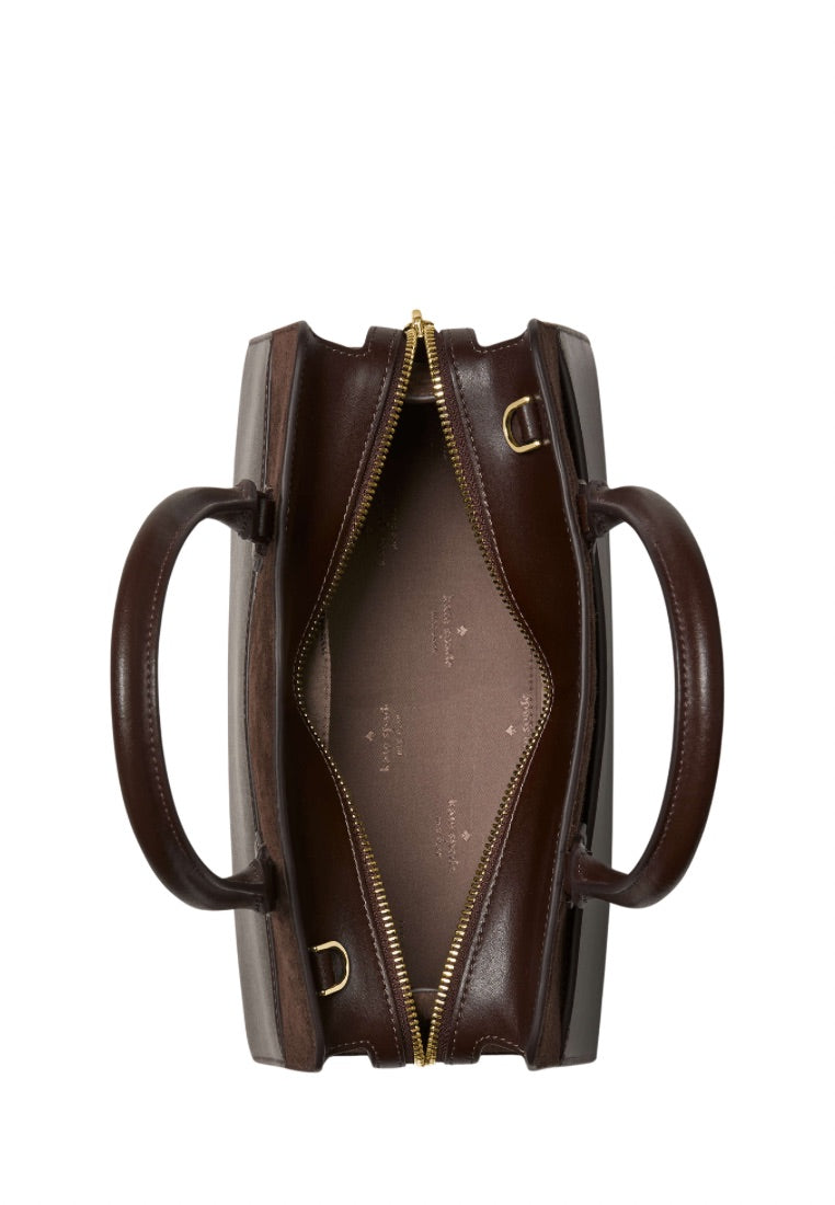 Madison Suede Medium Satchel