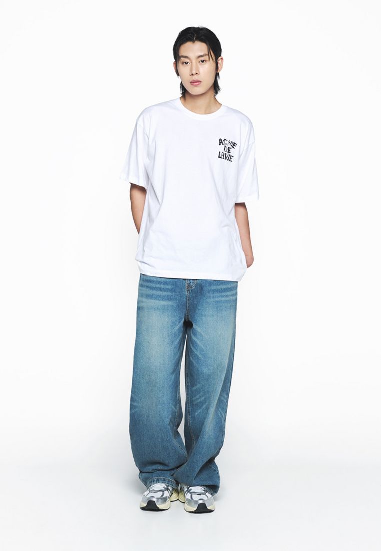 Ink Stamp Logo Short Sleeve T-Shirt White