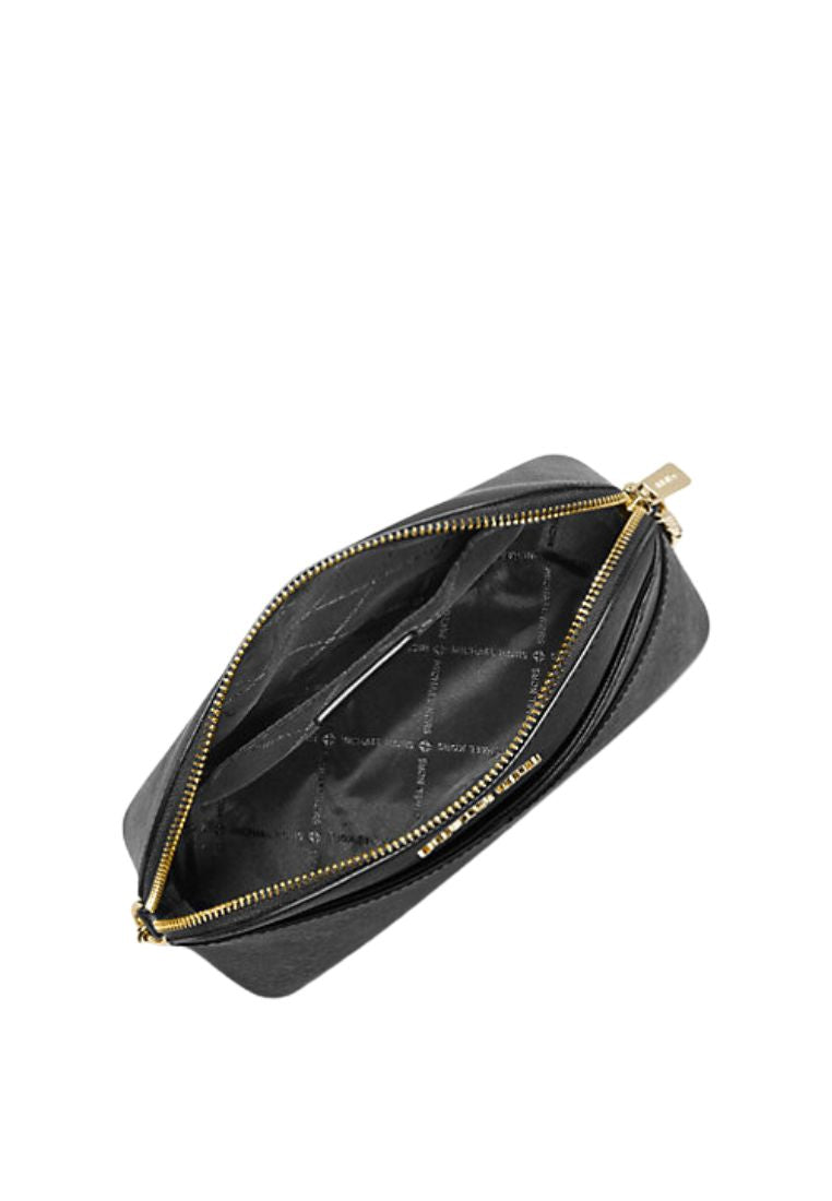Jet Set Travel Medium Dome Crossbody Bag Black