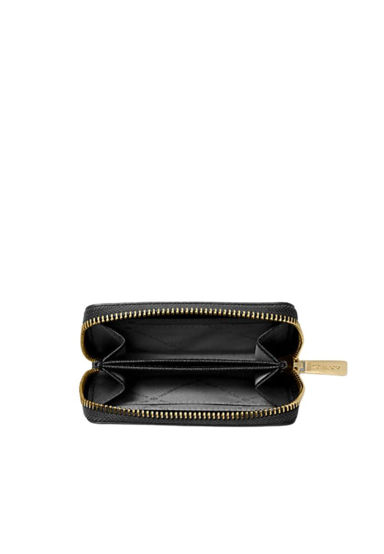 Jet Set Travel Medium Saffiano Leather Wallet Black