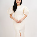 Allure Celine Puff Tweed Dress