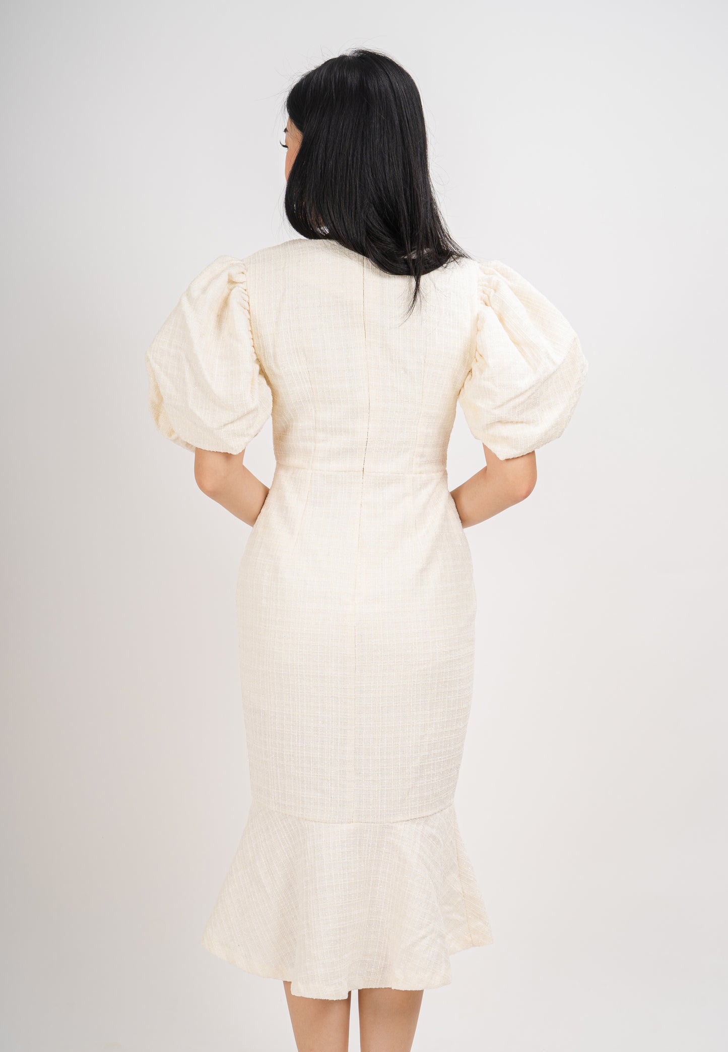 Allure Celine Puff Tweed Dress
