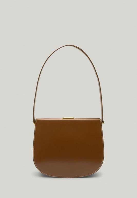 LUNE FORME BAG cognac brown