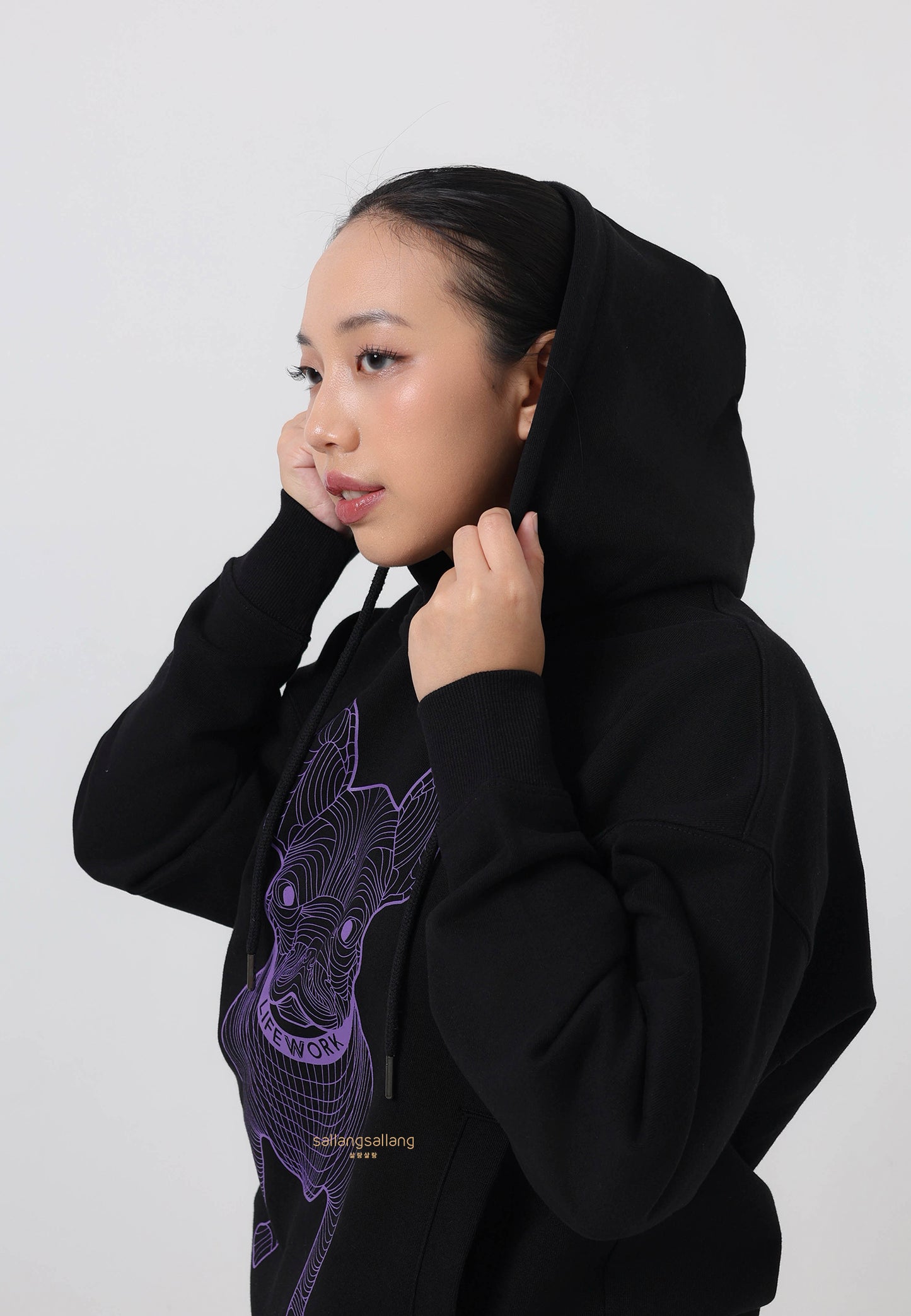 Big Radog Hoodie Natural Black