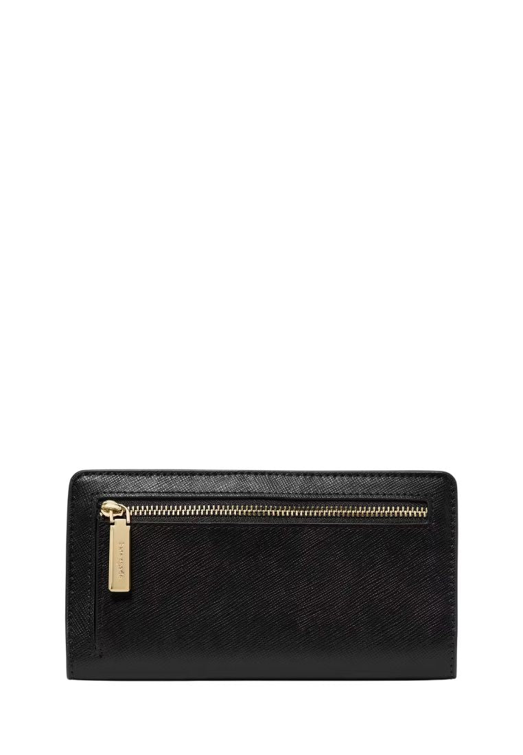 Large Slim Bifold Wallet Black