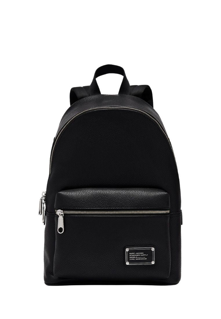 Leather Workwear Backpack Black