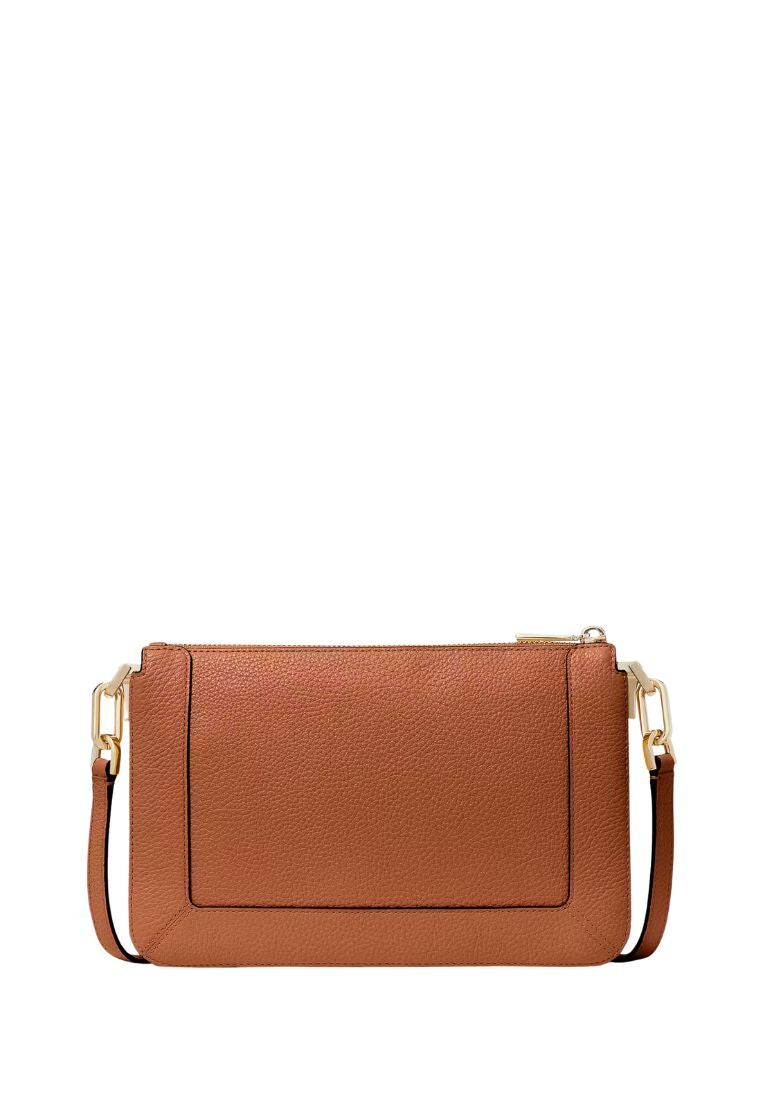 Lena Double Compartment Crossbody Warm Gingerbread