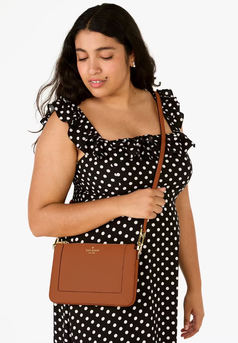 Lena Double Compartment Crossbody Warm Gingerbread