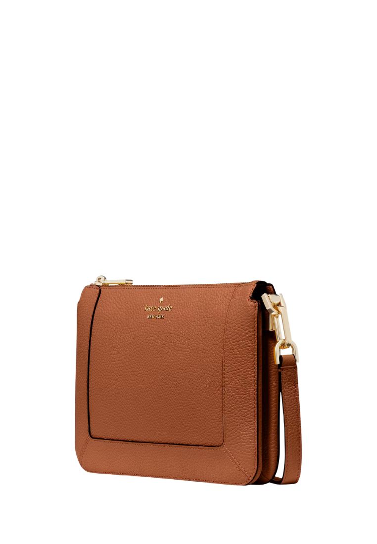 Lena Double Compartment Crossbody Warm Gingerbread