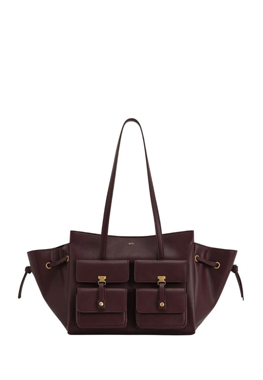 Linda Tote Bag - Deep Burgundy