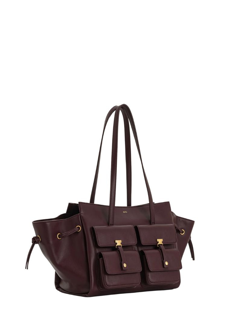Linda Tote Bag - Deep Burgundy