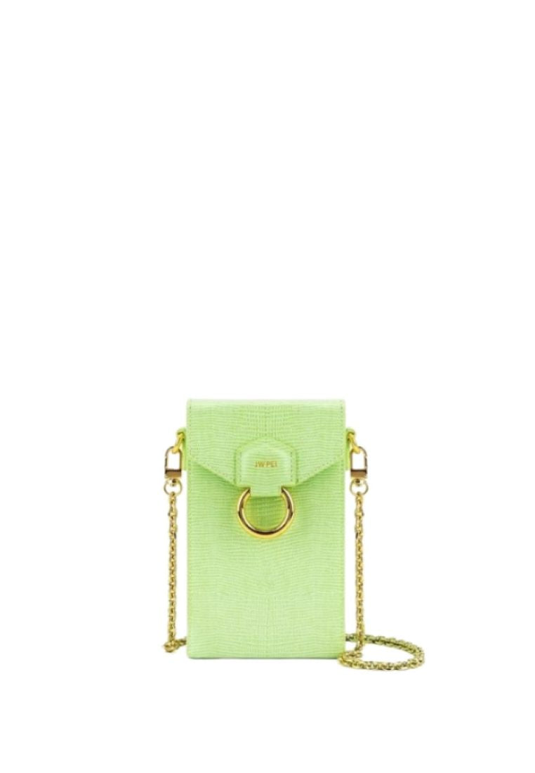 Lola Gradient Chain Phone Case - Lime Green Lizard