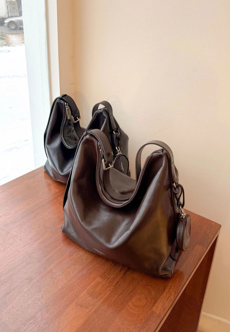 Low Bag Pull-Up Dark Brown