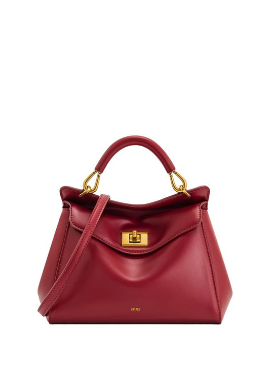 Lucia Classic Top Handbag - Claret