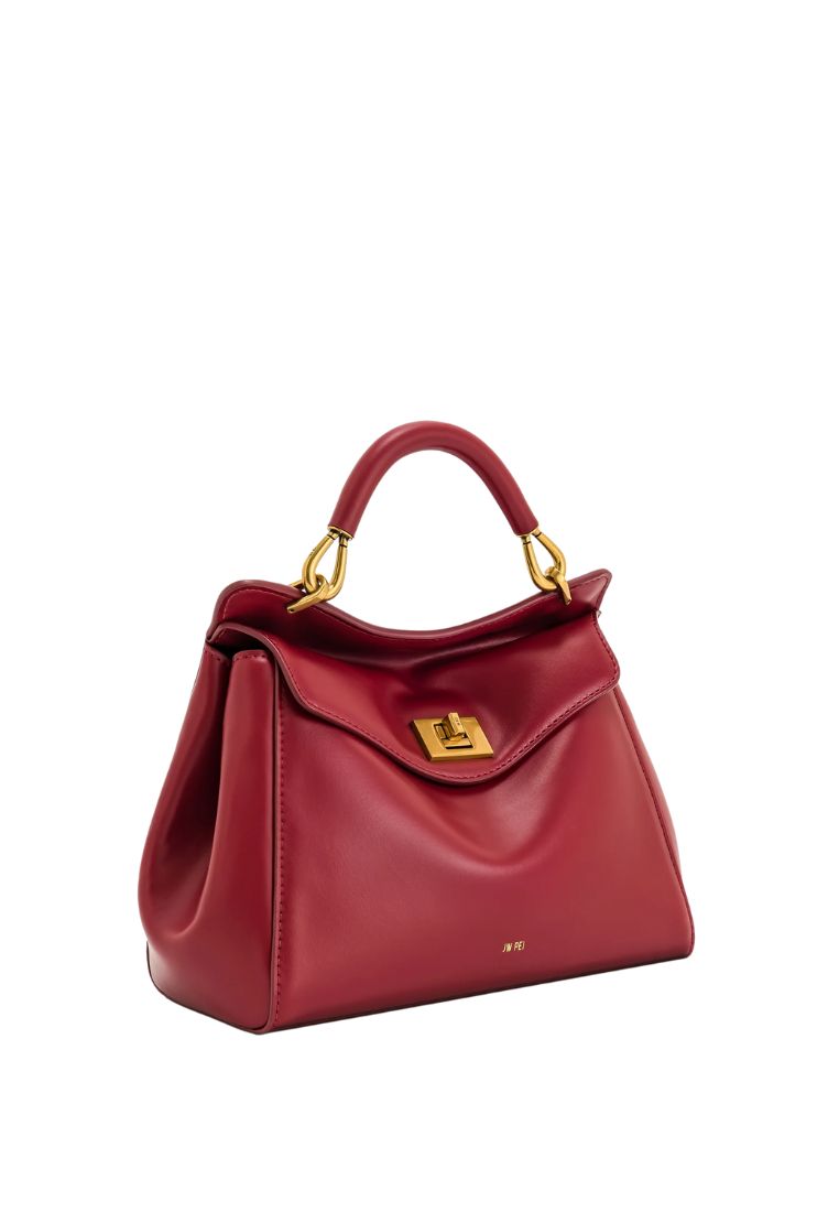 Lucia Classic Top Handbag - Claret
